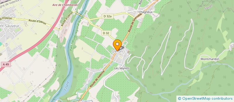 localisation de l'entreprise MADAME JUSTINE PICARD  IZERON