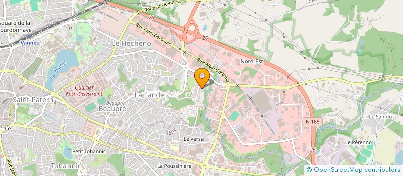 localisation de l'entreprise MADAME JUSTINE PICARD à VANNES