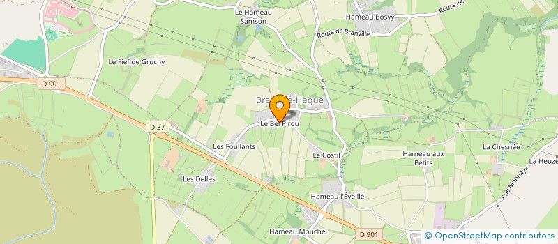 localisation de l'entreprise MADAME JUSTINE PICOT  LA HAGUE