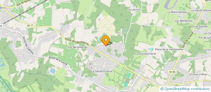 localisation de l'entreprise MADAME JUSTINE PINARD  SAINT-AIGNAN-GRANDLIEU