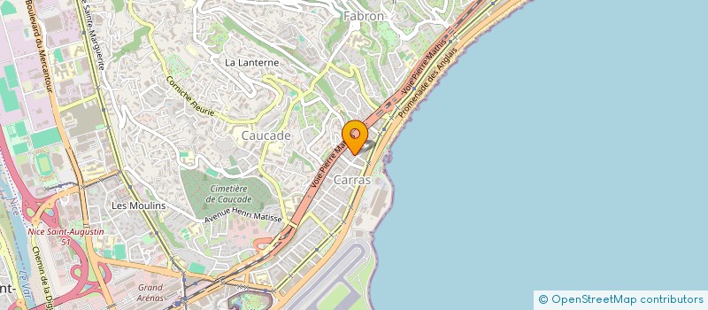 localisation de l'entreprise MADAME JUSTINE PINOT  NICE