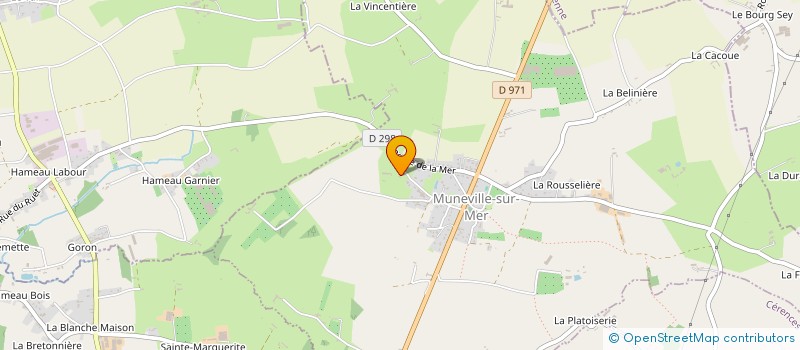 localisation de l'entreprise MADAME JUSTINE PINSON  MUNEVILLE-SUR-MER