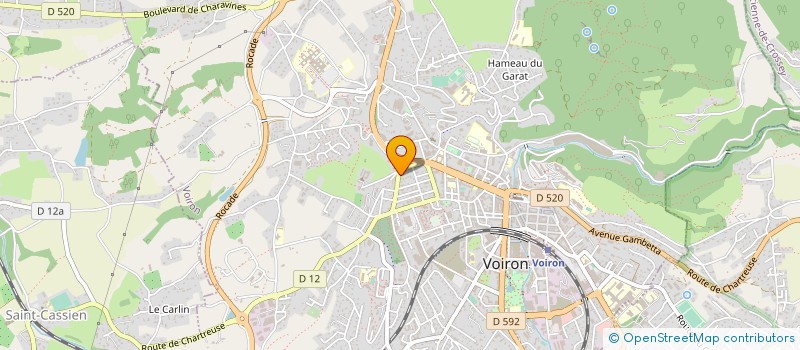 localisation de l'entreprise MADAME JUSTINE PIOLA à VOIRON