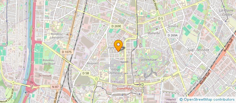 localisation de l'entreprise MADAME JUSTINE PITARCH à GRENOBLE