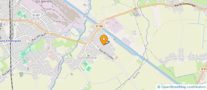 localisation de l'entreprise MADAME JUSTINE PLANQUE  GUARBECQUE