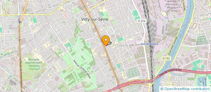 localisation de l'entreprise MADAME JUSTINE PONCEL à VITRY-SUR-SEINE