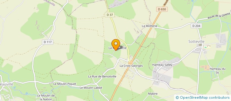 localisation de l'entreprise MADAME JUSTINE PONCET à BENOITVILLE