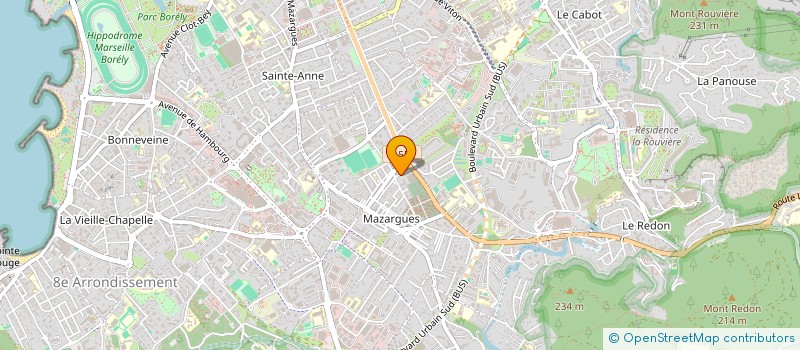 localisation de l'entreprise MADAME JUSTINE PONTIER à MARSEILLE