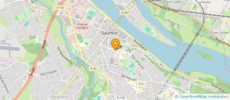 localisation de l'entreprise MADAME JUSTINE PRUDHOMME  SAUMUR