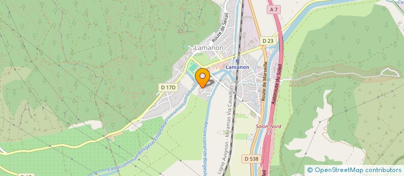 localisation de l'entreprise MADAME JUSTINE PUECH  EYGUIERES