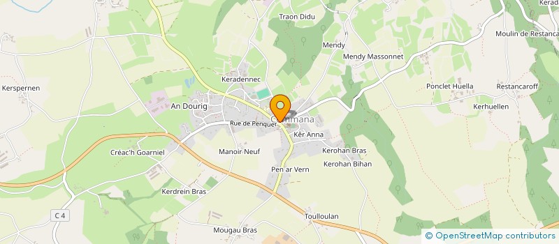 localisation de l'entreprise MADAME JUSTINE QUERE  COMMANA