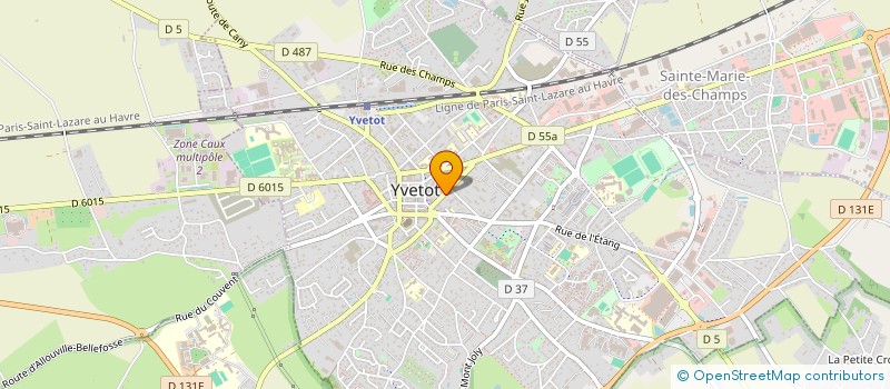 localisation de l'entreprise MADAME JUSTINE QUERTIER à YVETOT