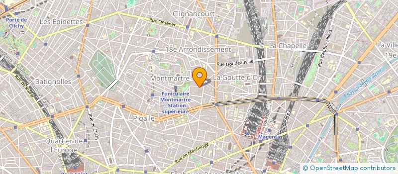 localisation de l'entreprise MADAME JUSTINE RACAUD  PARIS