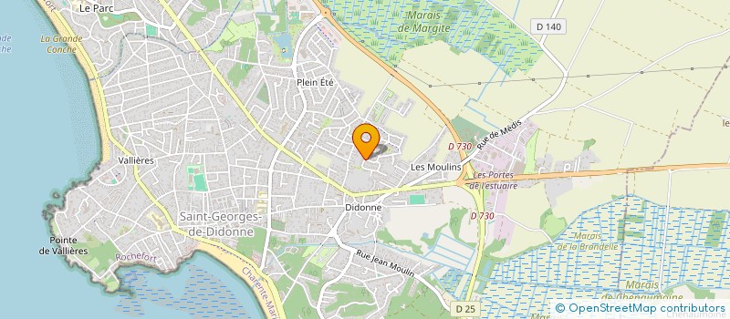 localisation de l'entreprise MADAME JUSTINE RAVOLAMANARIVOARISOA à SAINT-GEORGES-DE-DIDONNE