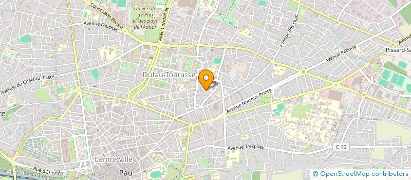 localisation de l'entreprise MADAME JUSTINE RAVONJIARIMALALA à PAU