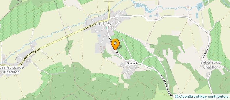 localisation de l'entreprise MADAME JUSTINE REMY  CUCHERY