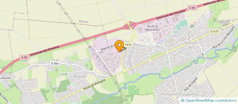 localisation de l'entreprise MADAME JUSTINE REULET  VERSON