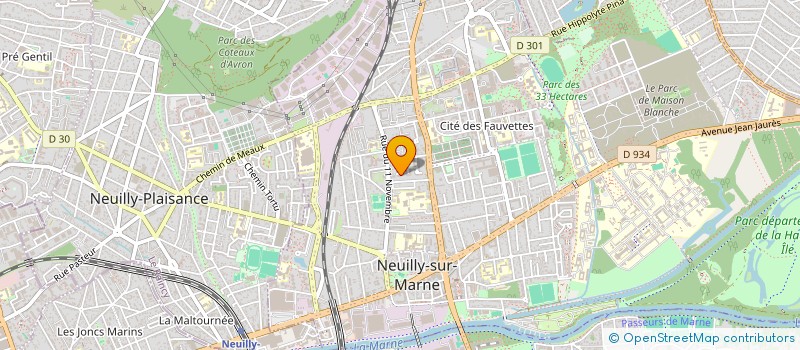 localisation de l'entreprise MADAME JUSTINE RIBEIRO à NEUILLY-SUR-MARNE