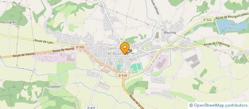 localisation de l'entreprise MADAME JUSTINE RICHARD  SAINT-JEAN-DE-BOURNAY