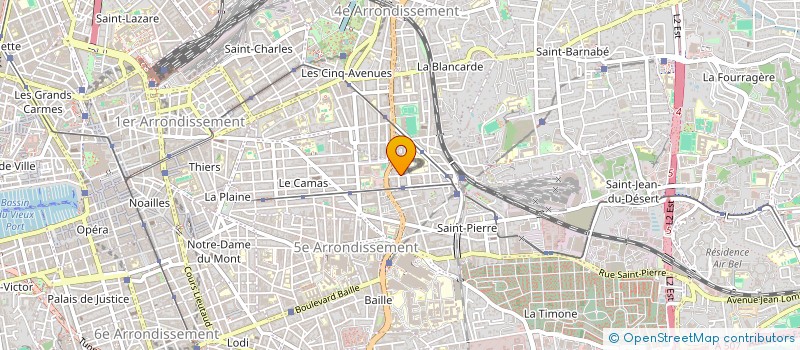 localisation de l'entreprise MADAME JUSTINE RIPPOL à MARSEILLE