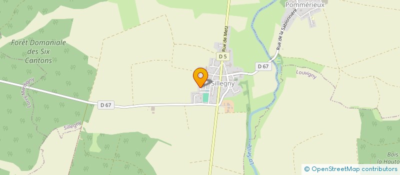 localisation de l'entreprise MADAME JUSTINE ROCCELLI  SILLEGNY