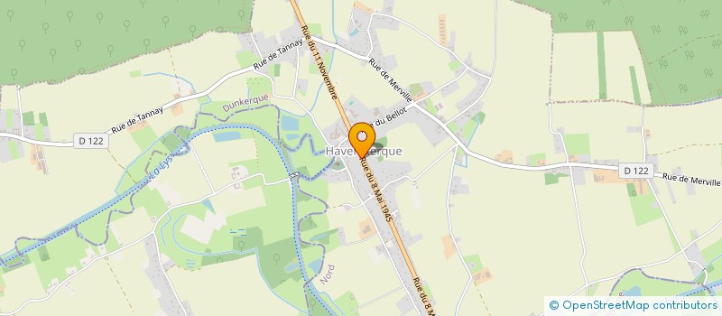 localisation de l'entreprise MADAME JUSTINE ROEKENS  HAVERSKERQUE