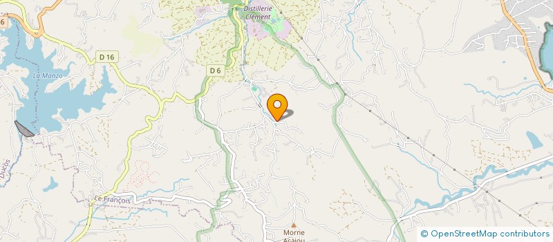 localisation de l'entreprise MADAME JUSTINE ROLLE  LE FRANCOIS