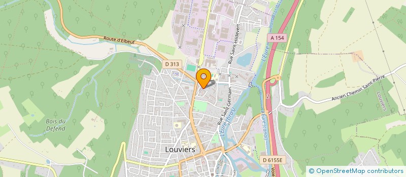 localisation de l'entreprise MADAME JUSTINE ROSAY à LOUVIERS