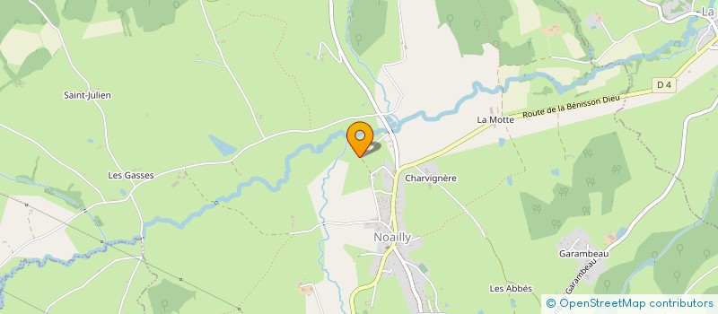 localisation de l'entreprise MADAME JUSTINE-ROSE GRANGEON  NOAILLY