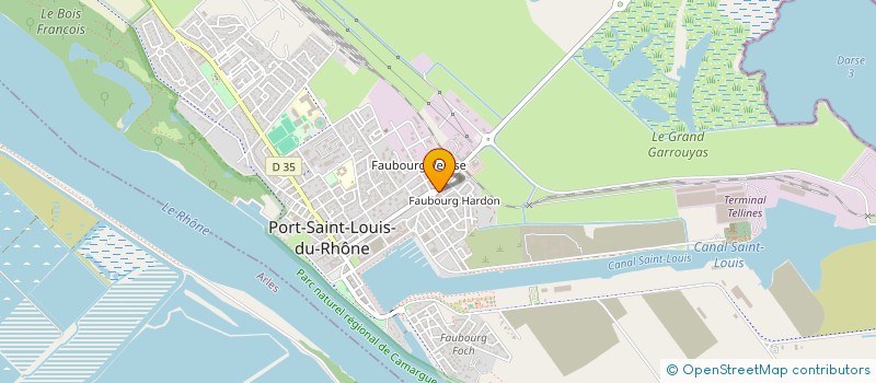 localisation de l'entreprise MADAME JUSTINE ROUX à PORT-SAINT-LOUIS-DU-RHONE