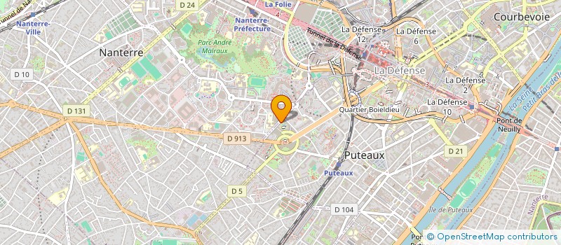 localisation de l'entreprise MADAME JUSTINE SANCHES  PUTEAUX