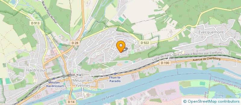 localisation de l'entreprise MADAME JUSTINE SANDRU  MEULAN-EN-YVELINES