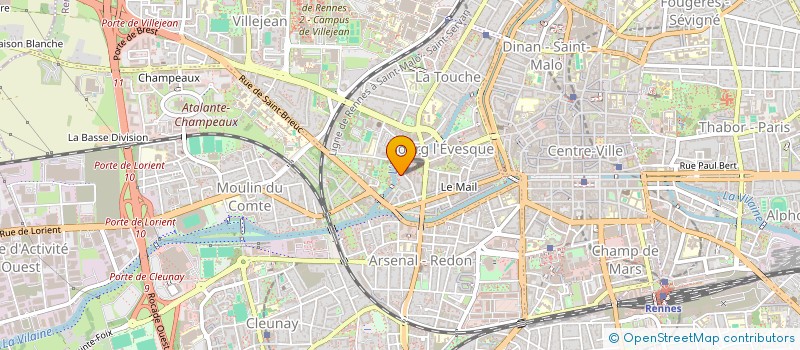 localisation de l'entreprise MADAME JUSTINE SANSON  RENNES