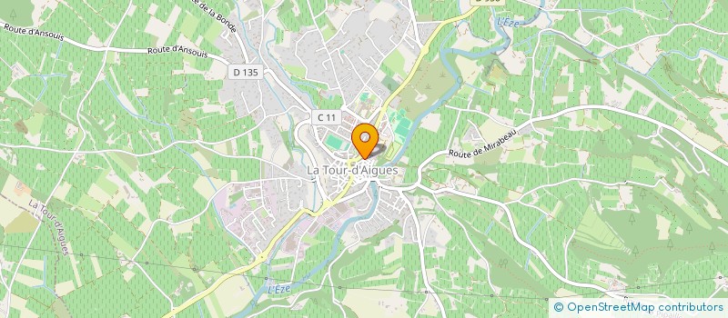 localisation de l'entreprise MADAME JUSTINE SANYAS  LA TOUR-D'AIGUES