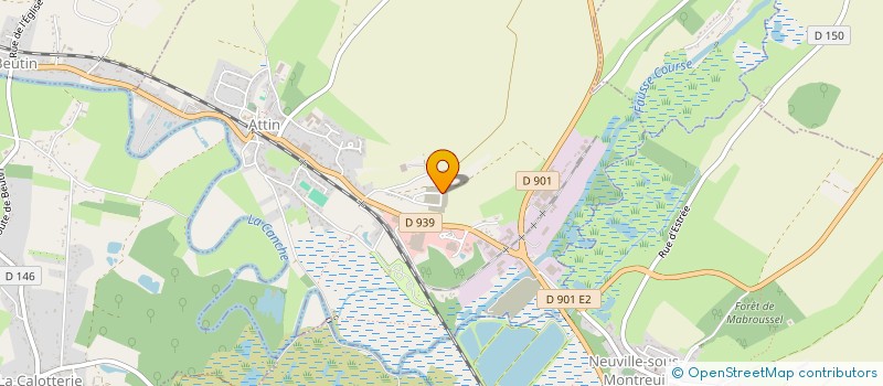 localisation de l'entreprise MADAME JUSTINE SAUVAGE  ATTIN