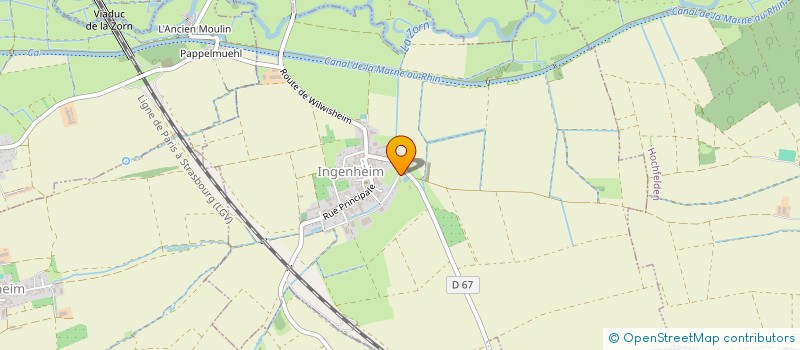 localisation de l'entreprise MADAME JUSTINE SCHAFER  INGENHEIM