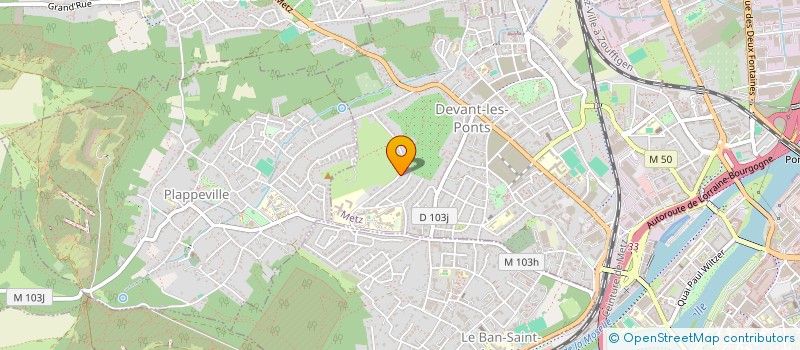 localisation de l'entreprise MADAME JUSTINE SCHLOUPT  METZ