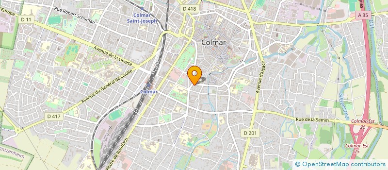 localisation de l'entreprise MADAME JUSTINE SCHMITT  COLMAR