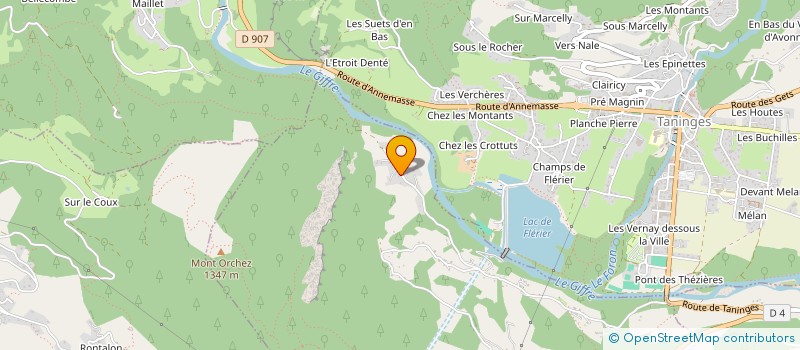 localisation de l'entreprise MADAME JUSTINE SEIGNEZ  CHATILLON-SUR-CLUSES