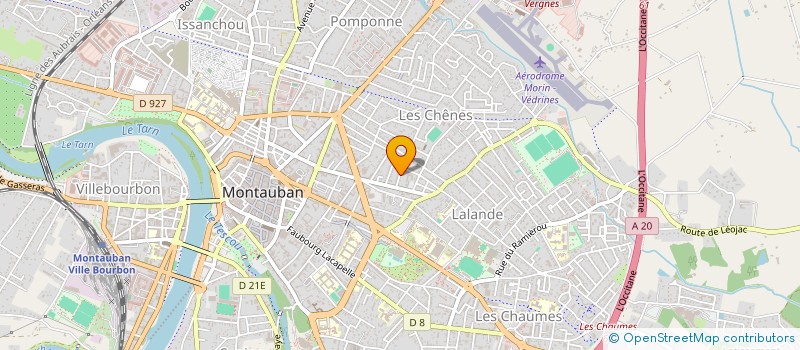 localisation de l'entreprise MADAME JUSTINE SENDABAD à MONTAUBAN