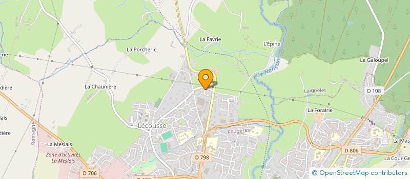 localisation de l'entreprise MADAME JUSTINE SERRAND  LECOUSSE