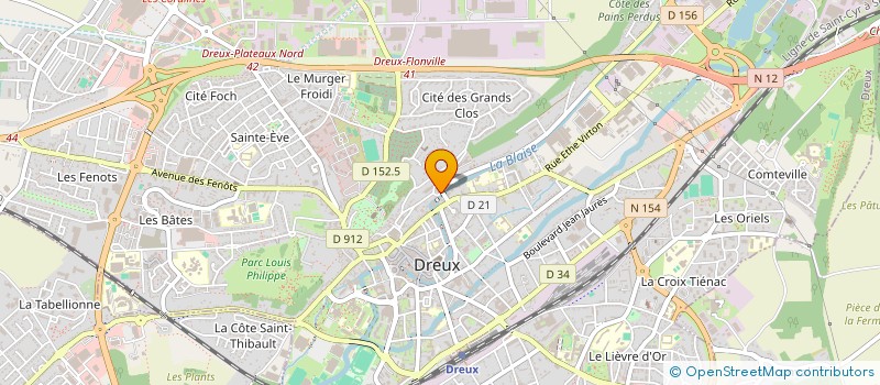 localisation de l'entreprise MADAME JUSTINE SERRAT à DREUX