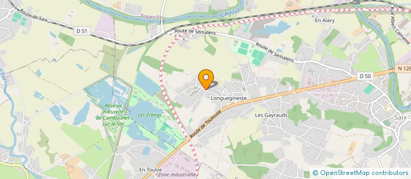 localisation de l'entreprise MADAME JUSTINE SERVANT  SAIX