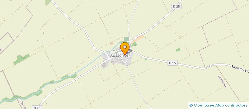 localisation de l'entreprise MADAME JUSTINE SIMON  AUSSONCE