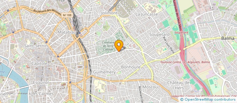 localisation de l'entreprise MADAME JUSTINE SOLIGNAC à TOULOUSE
