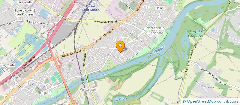 localisation de l'entreprise MADAME JUSTINE SOURD  PORTET-SUR-GARONNE