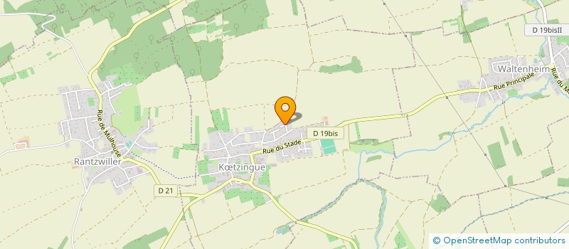 localisation de l'entreprise MADAME JUSTINE SUTTER  KTZINGUE