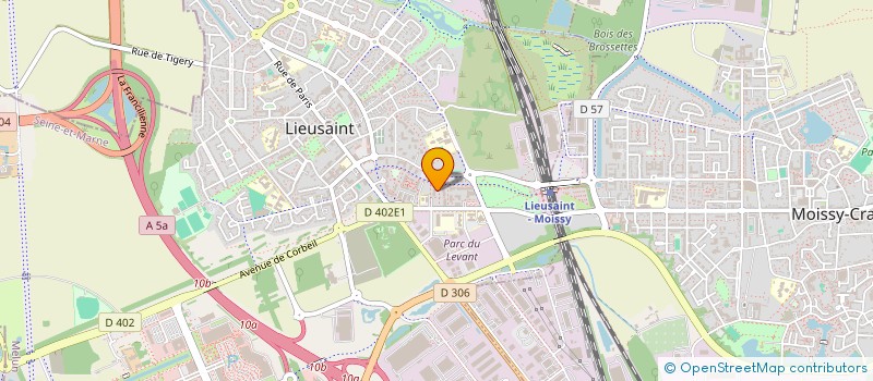 localisation de l'entreprise MADAME JUSTINE TAN  LIEUSAINT