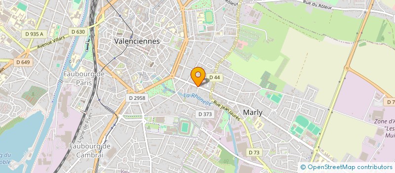 localisation de l'entreprise MADAME JUSTINE TANAS à VALENCIENNES