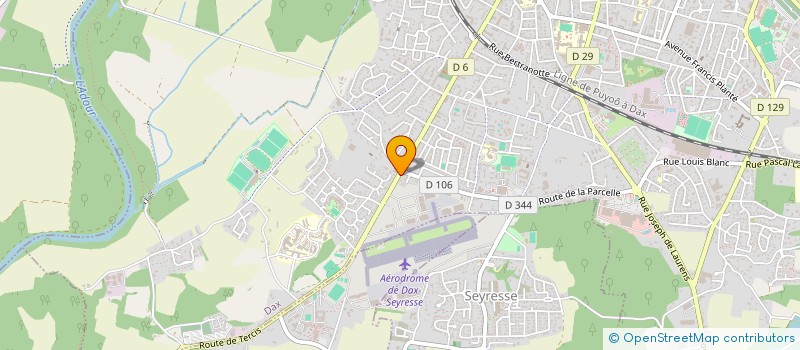 localisation de l'entreprise MADAME JUSTINE TESDECHI  DAX